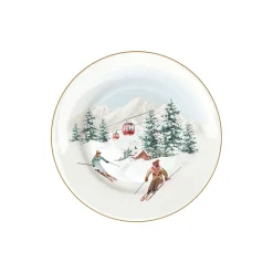 Noël|Services De Table En Porcelaine​>Easy Life Assiette à dessert CHALET