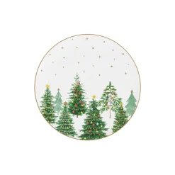 Services De Table En Porcelaine​|Festive Trees>Easy Life Assiette à dessert FESTIVE TREES
