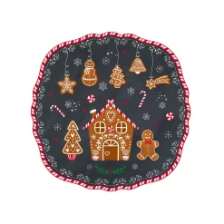 Noël|Services De Table En Porcelaine>Easy Life Assiette à dessert GINGERBREAD