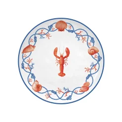 Services De Table En Porcelaine​|Côte De Mer>Easy Life Assiette à dessert homard CÔTE DE MER