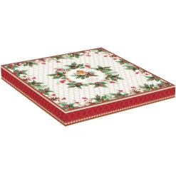 Noël|Services De Table En Porcelaine​>Easy Life Assiette à gâteau avec pelle de service CHRISTMAS BERRIES