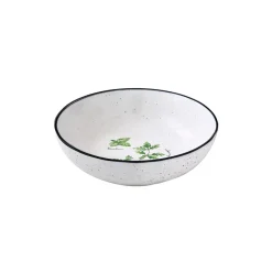 Quotidienne|Services De Table En Porcelaine​>Easy Life Assiette creuse Ø 18 cm en porcelaine HERBARIUM