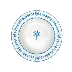 Services De Table En Porcelaine​|Exotic Vibes>Easy Life Assiette creuse bleue EXOTIC VIBES