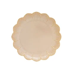 Services De Table En Porcelaine​|Fleuri>Easy Life Assiette dessert beige FLEURI