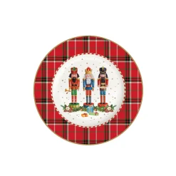 Noël|Services De Table En Porcelaine​>Easy Life Assiette àdessert VINTAGE NUTCRACKER