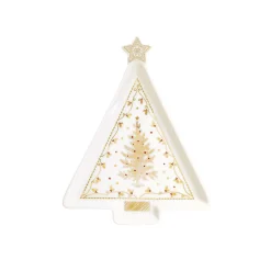 Noël|Services De Table En Porcelaine>Easy Life Assiette en forme de sapin CHRISTMAS LIGHTs