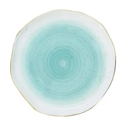 Moderne|Services De Table En Porcelaine​>Easy Life Assiette en porcelaine Ø 19 cm GREEN