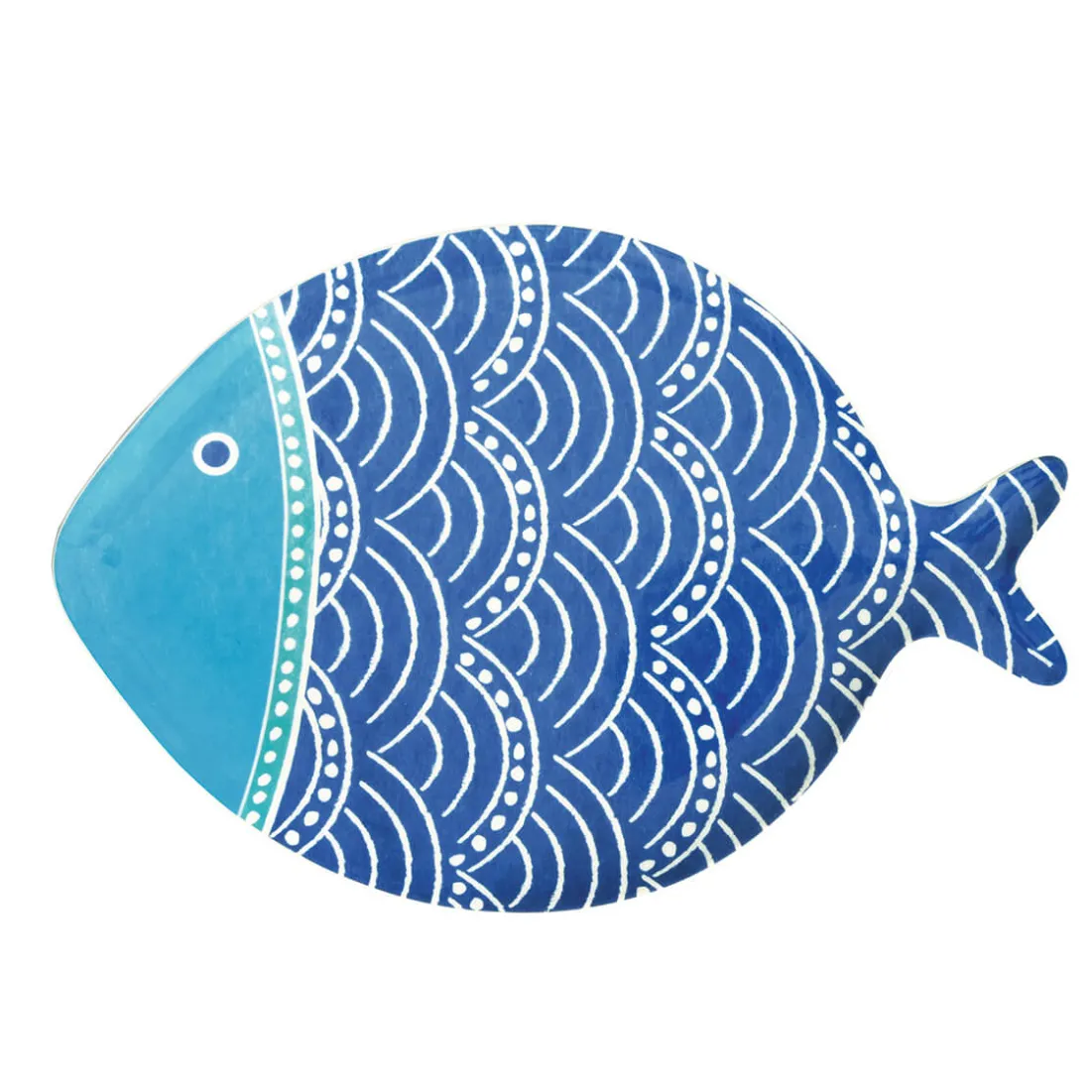 Services De Table En Porcelaine|Sea Friends>Easy Life Assiette en porcelaine de 31×21,5cm SEA FRIENDS – versColor 1