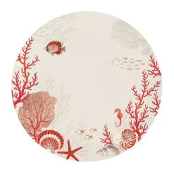 Services De Table En Porcelaine​|Coral Reef>Easy Life Assiette plate CORAL REEF