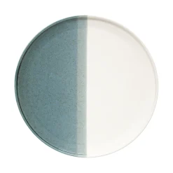 Services De Table En Porcelaine​|Double>Easy Life Assiette plate DOUBLE GREEN
