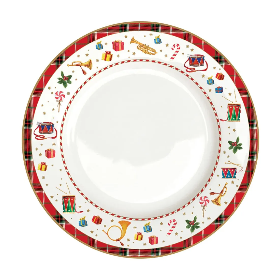 Noël|Services De Table En Porcelaine​>Easy Life Assiette plate VINTAGE NUTCRACKER