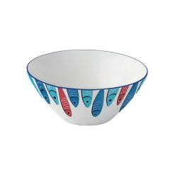 Maritime|Services De Table En Porcelaine​>Easy Life Bol Ø 22 cm SARDINE’S PARTY