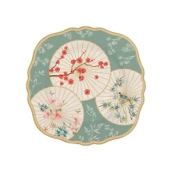 Ethnique|Services De Table En Porcelaine>Easy Life Coffret 1 assiette festonne ORIENTAL DREAMS