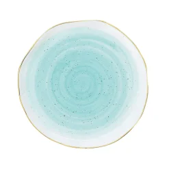 Moderne|Services De Table En Porcelaine​>Easy Life Coffret de 6 assiettes en porcelaine Ø10 cm GREEN