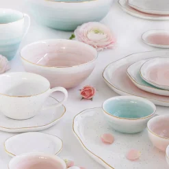 Moderne|Services De Table En Porcelaine​>Easy Life Coffret de 6 bols en porcelaine Ø 15 cm PINK