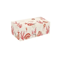 Services De Table En Porcelaine​|Coral Reef>Easy Life Ensemble apéritif avec 4 bols et plateau CORAL REEF