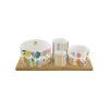 Coffret Cadeau|Services De Table En Porcelaine​>Easy Life Ensemble apéritif avec 4 bols TUTTI FRUTTI