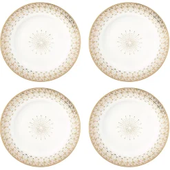 Services De Table En Porcelaine​|Festive>Easy Life Ensemble de 4 assiettes à dessert FESTIVE