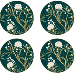 Services De Table En Porcelaine​|Royal Peonies>Easy Life Ensemble de 4 assiettes à dessert ROYAL PEONIES