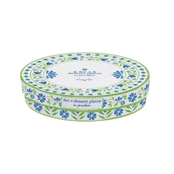 Services De Table En Porcelaine​|Flowers Garden>Easy Life Ensemble de 4 assiettes à dessert FLOWERS GARDEN