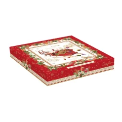 Noël|Services De Table En Porcelaine​>Easy Life Ensemble de 2 assiettes àdessert CHRISTMAS MEMORIES