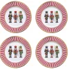 Noël|Services De Table En Porcelaine​>Easy Life Ensemble de 4 assiettes àdessert NUTCRACKER