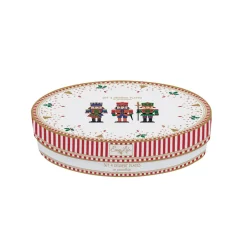 Noël|Services De Table En Porcelaine​>Easy Life Ensemble de 4 assiettes àdessert NUTCRACKER