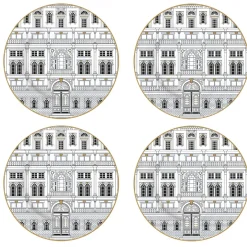 Ethnique|Services De Table En Porcelaine​>Easy Life Ensemble de 4 assiettes àdessert PALAZZO