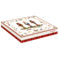 Noël|Services De Table En Porcelaine​>Easy Life Ensemble de 2 assiettes àdessert Vintage NUTCRACKER
