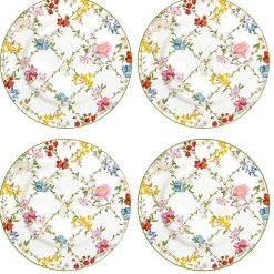 Romantique|Services De Table En Porcelaine>Easy Life Ensemble de 4 assiettes àdessert GARDEN DREAMS