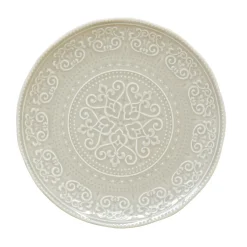 Moderne|Services De Table En Porcelaine​>Easy Life Ensemble de 6 assiettes en porcelaine de Ø 26,5 cm LIGHT GREY