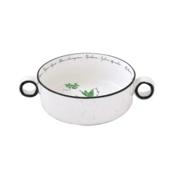 Quotidienne|Services De Table En Porcelaine​>Easy Life Ensemble de 3 bols avec poignées en porcelaine Ø 16 cm HERBARIUM