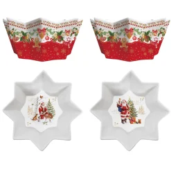 Noël|Services De Table En Porcelaine​>Easy Life Ensemble de 2 bols CHRISTMAS MEMORIES
