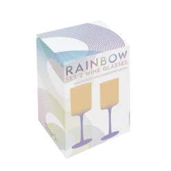 Services De Table En Porcelaine​|Rainbow>Easy Life Ensemble de 2 calices RAINBOW
