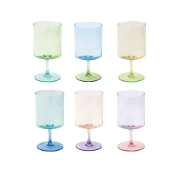 Services De Table En Porcelaine​|Rainbow>Easy Life Ensemble de 6 goblets RAINBOW