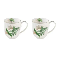 Ethnique|Petit Dejeuner>Easy Life Ensemble de 2 mugs de 300 ml EXOTIQUE