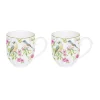 Romantique|Petit Dejeuner>Easy Life Ensemble de 2 mugs de 300 ml SPRING TIME