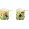 Petit Dejeuner|Exotic Paradise>Easy Life Ensemble de 2 mugs EXOTIC PARADISE