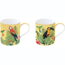 Petit Dejeuner|Exotic Paradise>Easy Life Ensemble de 2 mugs EXOTIC PARADISE