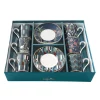 Coffret Cadeau|Petit Dejeuner>Easy Life Ensemble de 6 petites tasses à espresso de 100 ml avec soucoupes, dans une boîte cadeau MANDALAY