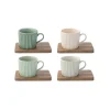 Quotidienne|Petit Dejeuner>Easy Life Ensemble de 4 petites tasses a expresso en porcellaine TAKE A BREAK ASS7