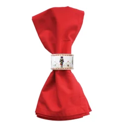 Noël|Nutcrackers>Easy Life Ensemble de 4 porte-serviettes NUTCRACKER