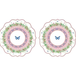 Romantique|Services De Table En Porcelaine​>Easy Life Ensemble de 2 sets de table SPRING PARADE