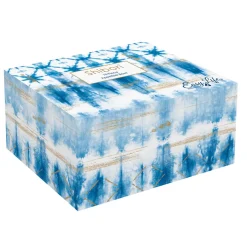 Services De Table En Porcelaine​>Easy Life Ensemble de 4 sets de table en liège 40x30cm dans une boîte cadeau Shibori