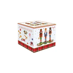 Noël|Petit Dejeuner>Easy Life Ensemble de 2 tasses à café avec soucoupes Vintage NUTCRACKER