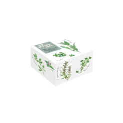 Quotidienne|Petit Dejeuner>Easy Life Ensemble de 2 tasses à café avec soucoupes, 120 ml en porcelaine HERBARIUM