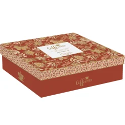 Coffret Cadeau>Easy Life Ensemble de 4 tasses à café en porcelaine avec soucoupe en bambou 110 ml FLEURS DES RÊVES