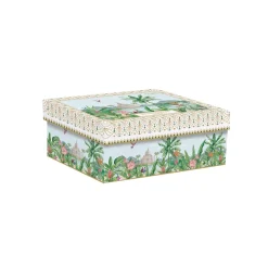 Ethnique|Petit Dejeuner>Easy Life Ensemble de 6 tasses à café avec soucoupes PARADIS SAUVAGE