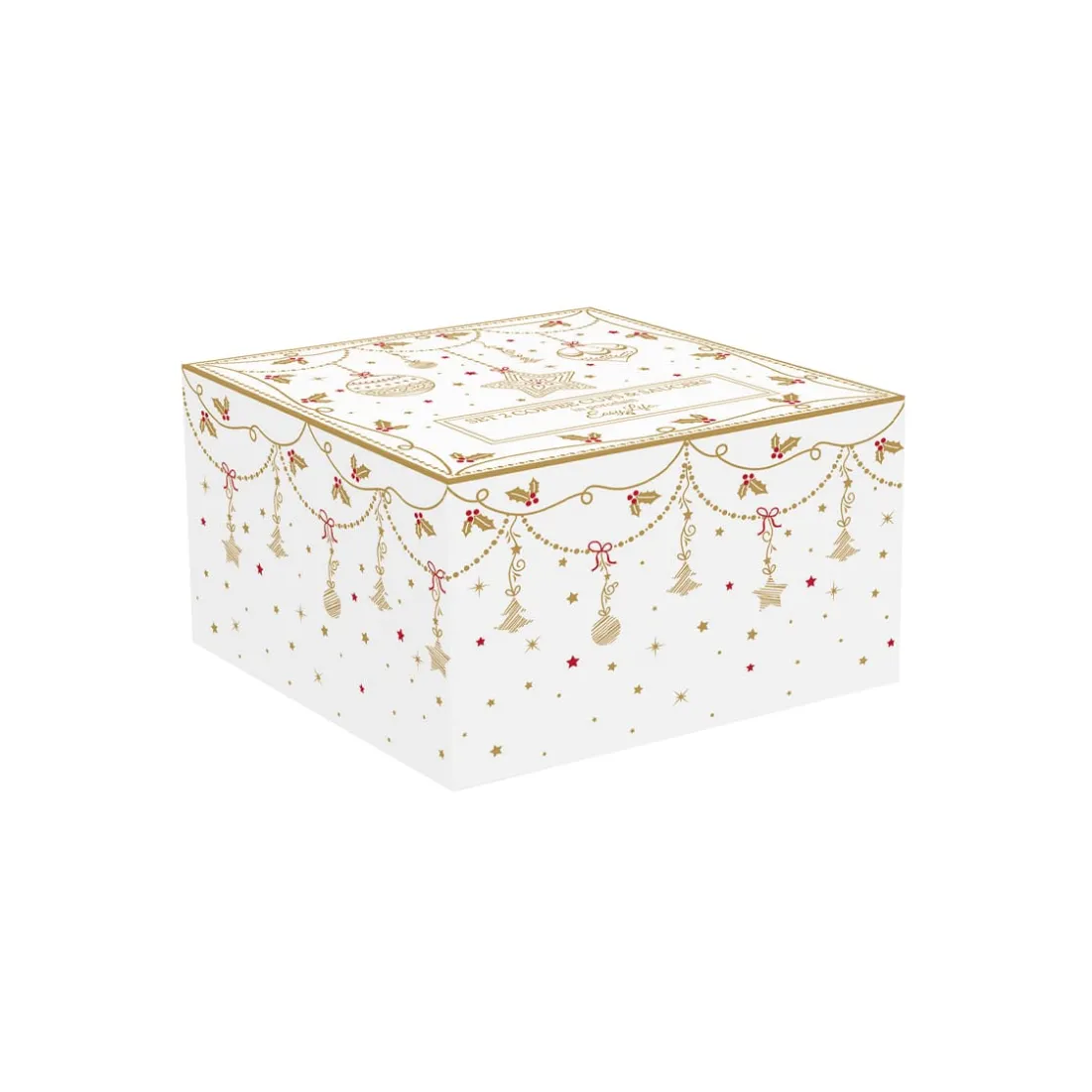 Noël|Petit Dejeuner>Easy Life Ensemble de 2 tasses à espresso avec soucoupes CHRISTMAS LIGHTs