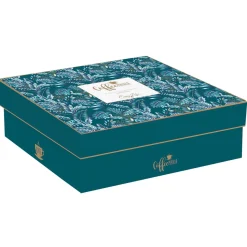 Coffret Cadeau|Petit Dejeuner>Easy Life Ensemble de 6 tasses à espresso de 100 ml avec soucoupes COFFEE Mania JUNGLE